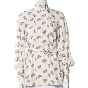 ❤️Zimmermann Silk Floral Button-Up Top❤️